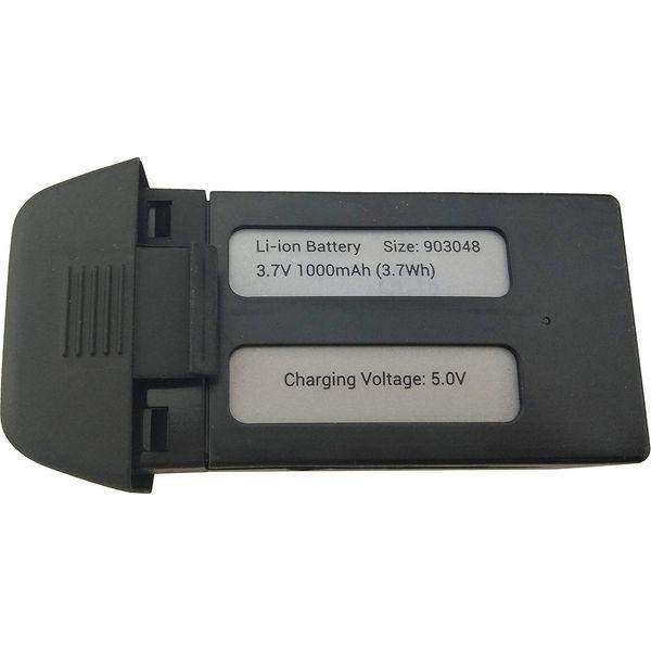 ZYGY 2PCS 3.7V 1000mah lithium battery for black SJRC S30W T18 H301S four axis drone accessories remote control aircraft battery 3