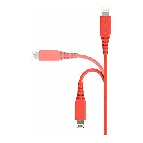 Amazon Basics Lightning to USB A Cable for iPhone and iPad - MFi Certified - 10 Feet (3 Meters) - Red 2