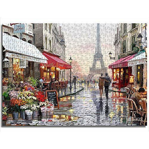 CCBRA Mini 1000 Pcs Jigsaw puzzle toys for adults and children Paris street flower shop Unique gifts for couples and friends Paper puzzle 0