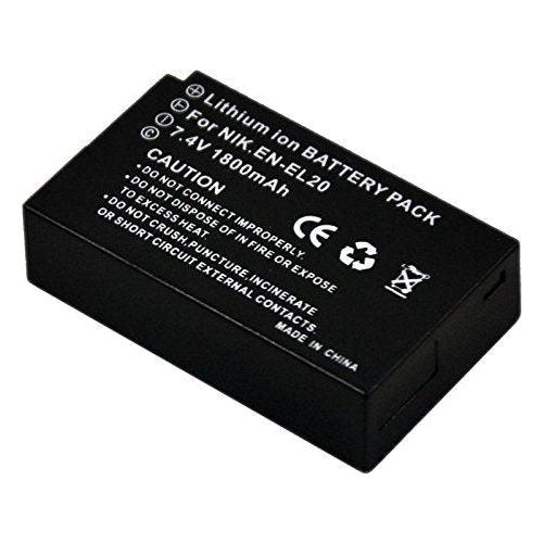 BTBAI Compatible en-el20 Battery for en-el20a mh-27 j1 j2 j3 s1 v3 one aw1 aw3 coolpix A p1000 p950 Digital Camera 3