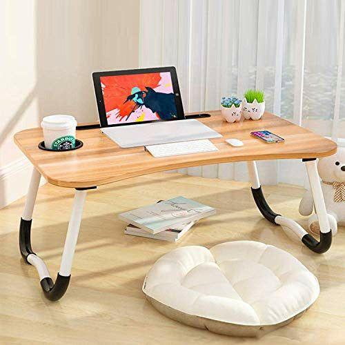 Laptop Bed Table, Portable Lap Desk, Notebook Stand Reading Holder 4