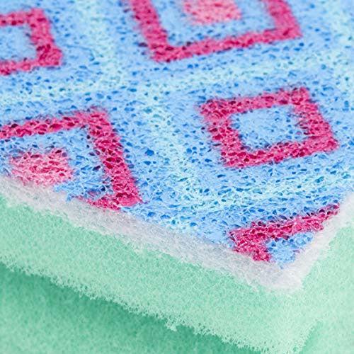 Spontex 2 Non Scratch Washups Mosaik Sponge Scourers, 10 Packs (20 Sponge Scourers) 2