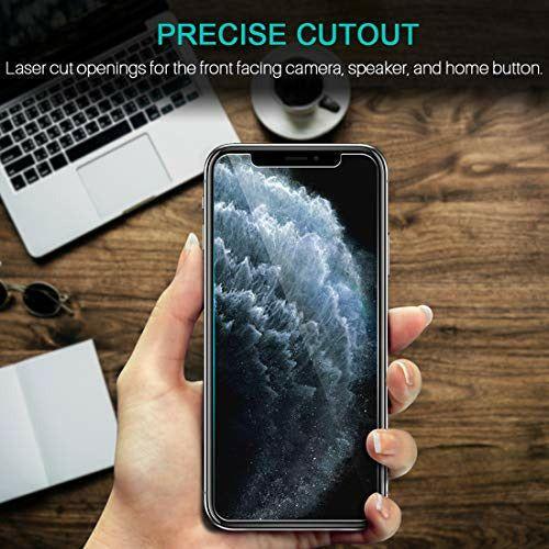 LK 3 Pack Screen Protector compatible with iPhone 11 Pro Max and iPhone Xs Max 6.5 Inch, 9H HD Clear Scratch Tempered Glass, Bubble-Free Easy Installation Tool 1
