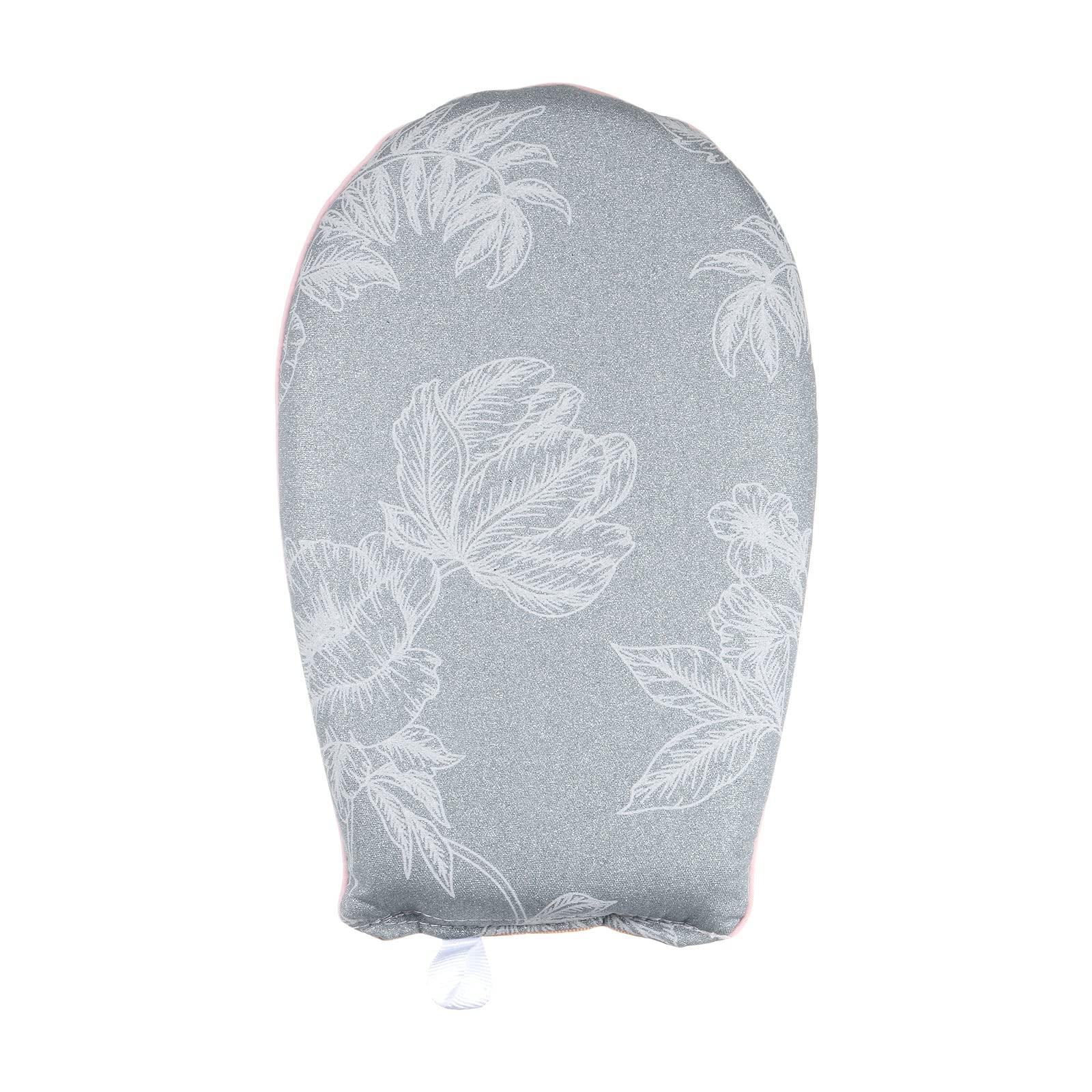 sourcing map Garment Steamer Ironing Glove, Waterproof Mini Ironing Board with Finger Loop Garment Steaming Mitt for Clothes Steamers, Grey