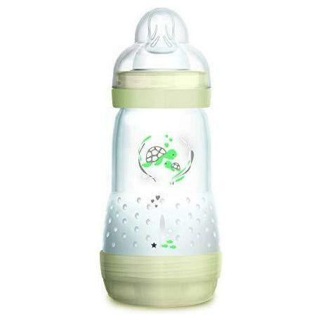 MAM Anti-Colic Baby Bottle 260ml 0 Month + Flow 2 - White 0