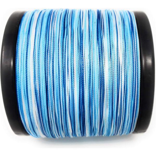 Reaction Tackle Braided Fishing Line Blue Camo 10LB 1000yd 1