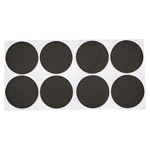 Amazon Basics Rubber Furniture Pads, Black, 5.08 cm Round, 8 pcs 2