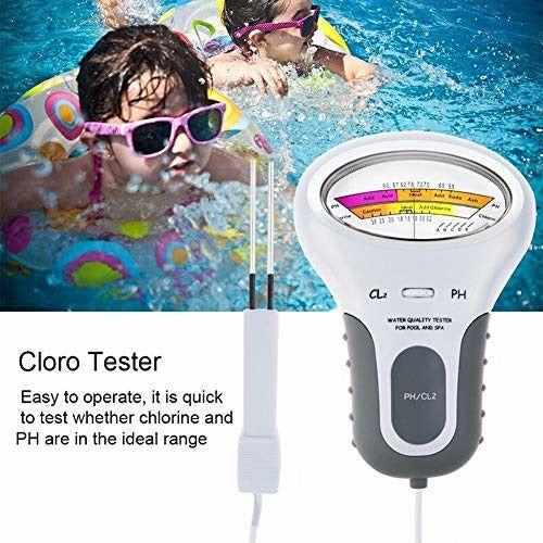 Guer Portable 2 in 1 PH Tester and Chlorine Tester Handheld Digital Water Quality Analysis Monitor for Swimming Pool - High Accuracy - Quick and Accurate 3