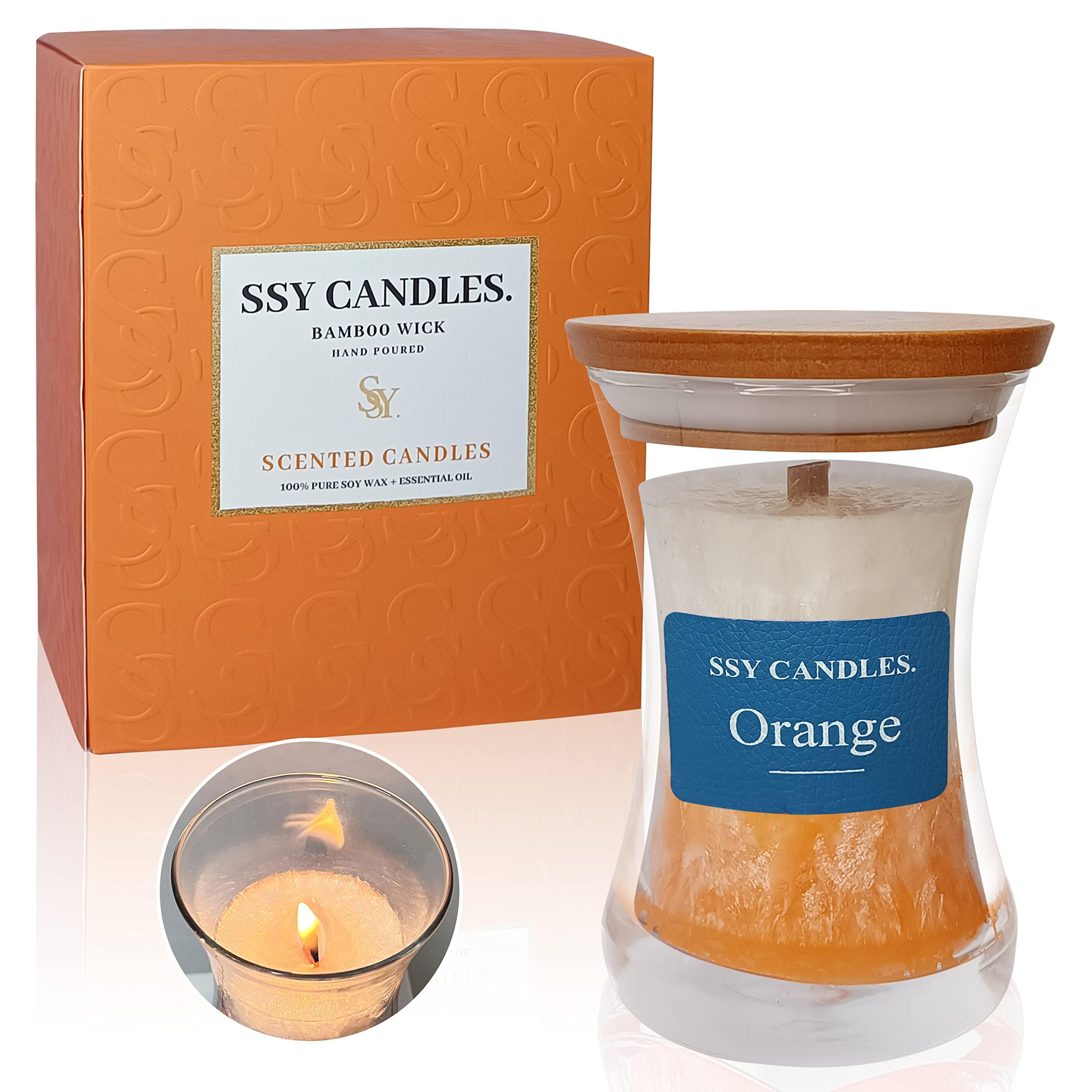 Experience Relaxation with Our Scented Jar Candle - 100% Natural Soy Wax, Burns up to 45 Hours, Aromatherapy Candle Gift for Any Occasion (#3 Single Violets) 0