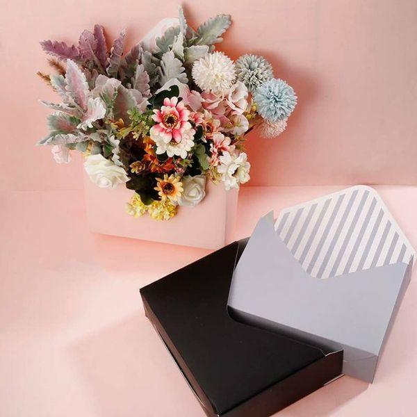 12 Pcs Fold Flower Box Paper Wrapping Party Wedding Gift Boxes- 2