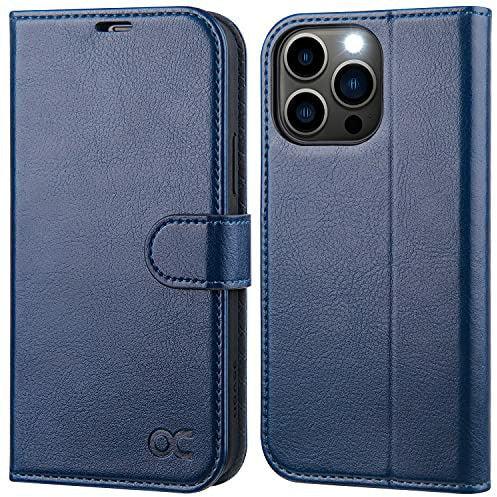 OCASE Compatible with iPhone 13 Pro Max Case,iPhone 13 Pro Max Wallet Case Premium PU Leather Flip Phone Cover with [TPU Inner Shell][RFID Blocking][Card Holder] for the 6.7 Inch 2021 5G,Blue 0