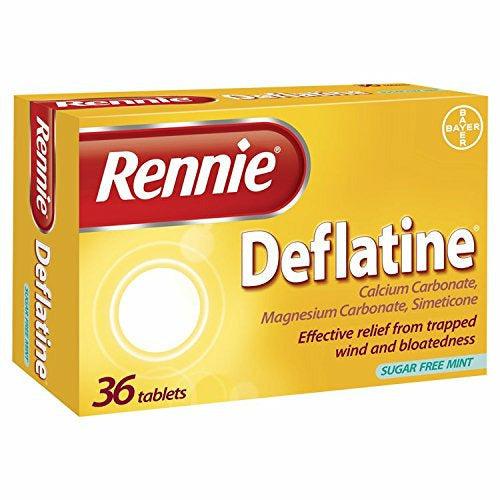 Rennie Deflatine Tablet for Trapped Wind and Bloatedness - other 36 Count (Pack of 1) 0