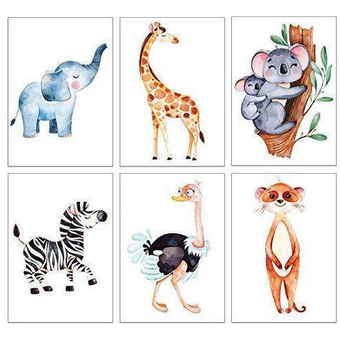 48 Eco-Friendly Cute Blank Greeting Cards with Animal Designs 4