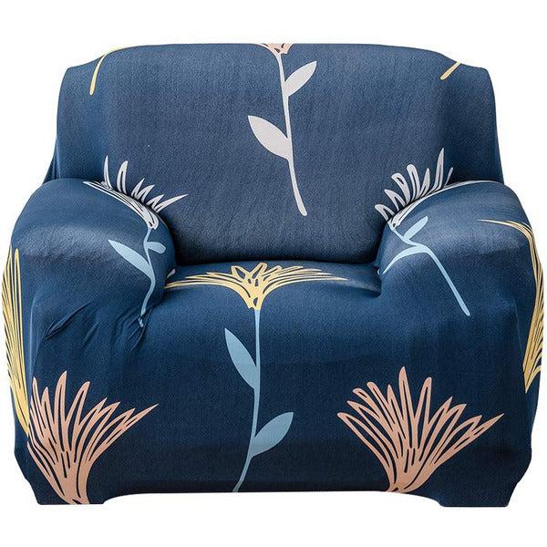 Yeahmart Sofa Cover 1 2 3 Seater Sofa Slipcovers Printed Stretch Couch Cover Polyester Spandex Furniture Protector Cover (1 Seater, Pattern #Wildflower) 0