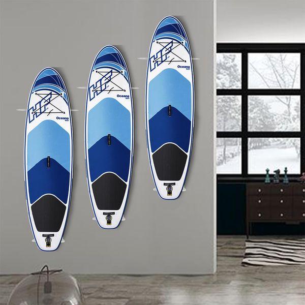 ASMSW Clear Acrylic Surfboard Wall Rack-Wall Racks for Shortboards and Longboards Surfboard Display Stand Make Your Board Appear Hang on the Wall Like a Work of Art Brings Visual Impact 4