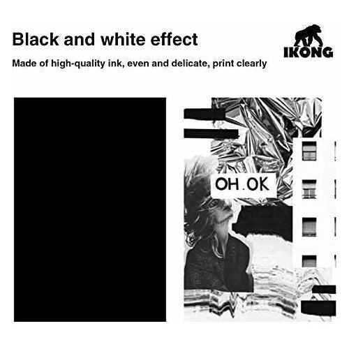 IKONG 364XL Replacement for HP 364 Ink Cartridges Full Compatible with HP Deskjet 3070a 3520 3524,Officejet 4620 4622,Photosmart 5510 5520 5524 5514 7510 7520 5515 5522 6510 4622 c6380 b109a, 4 Black 2