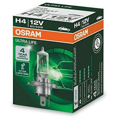 OSRAM ULTRA LIFE H4, halogen headlamp, 64193ULT, 12 V passenger car, folding carton box (1 unit) 0