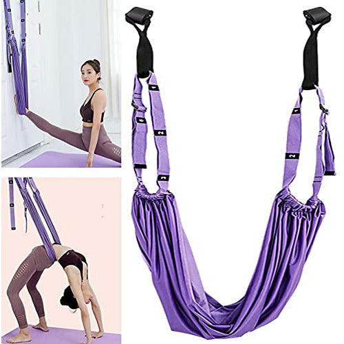 Tacohan Yoga Fitness Stretching Strap Adjustable Leg Stretcher Back Bend Assist Trainer Home Gym Equipment for Fitness Shaping, Weight Loss, Pain Removal, Yoga, Pilates, Ballet, Dance, Gymnastics 0