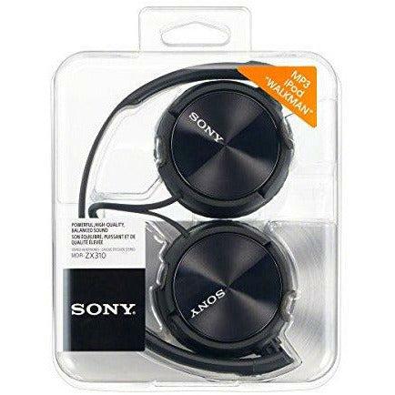 Sony MDRZX310 Foldable Headphones - Metallic Black 4
