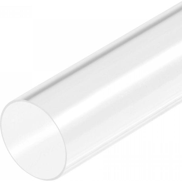 sourcing map Acrylic Pipe Clear Rigid Round Tube 195mm ID 200mm OD 18" for Lamps and Lanterns, Water Cooling System