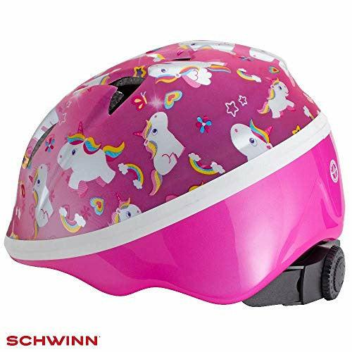Schwinn Infant Bicycle, Scooter, Skateboard Helmet with Dial Fit Adjust, 1+ Years, Pink Unicorn Design, 44-50cm 1