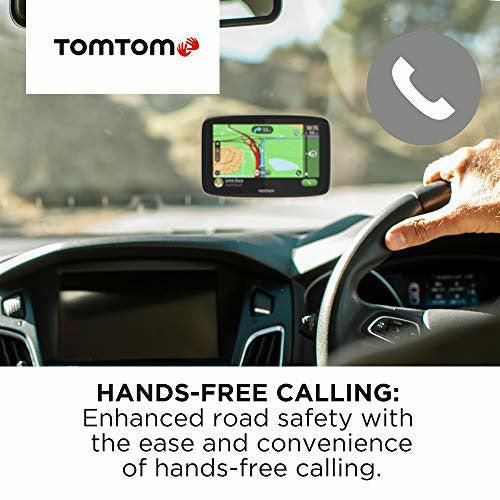 TomTom Car Sat Nav GO Essential, 6 Inch, with Traffic Congestion and Speed Cam Alert trial thanks to TomTom Traffic, EU Maps, Updates via WiFi, Handsfree Calling, Click-And-Drive Mount 3