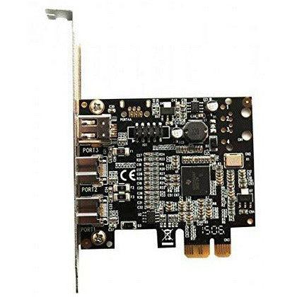 Syba Low Profile PCI-Express Firewire Card with Two 1394b Ports and One 1394a Port (2B1A), TI Chipset, Extra Regular Bracket SD-PEX30009 3