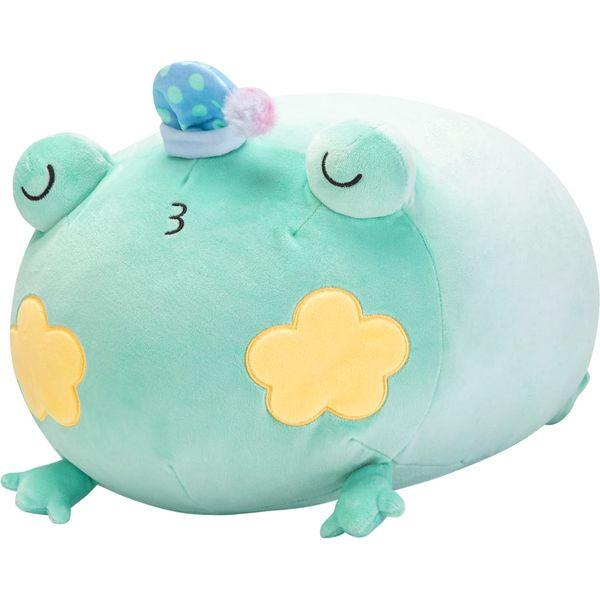 Mewaii 16'' Soft Frog Plush Pillow Stuffed Animals Plushies Squishy Pillow - Fluffy Sleepy Plush Pillow Toys for Adults Girls Boys(Green)