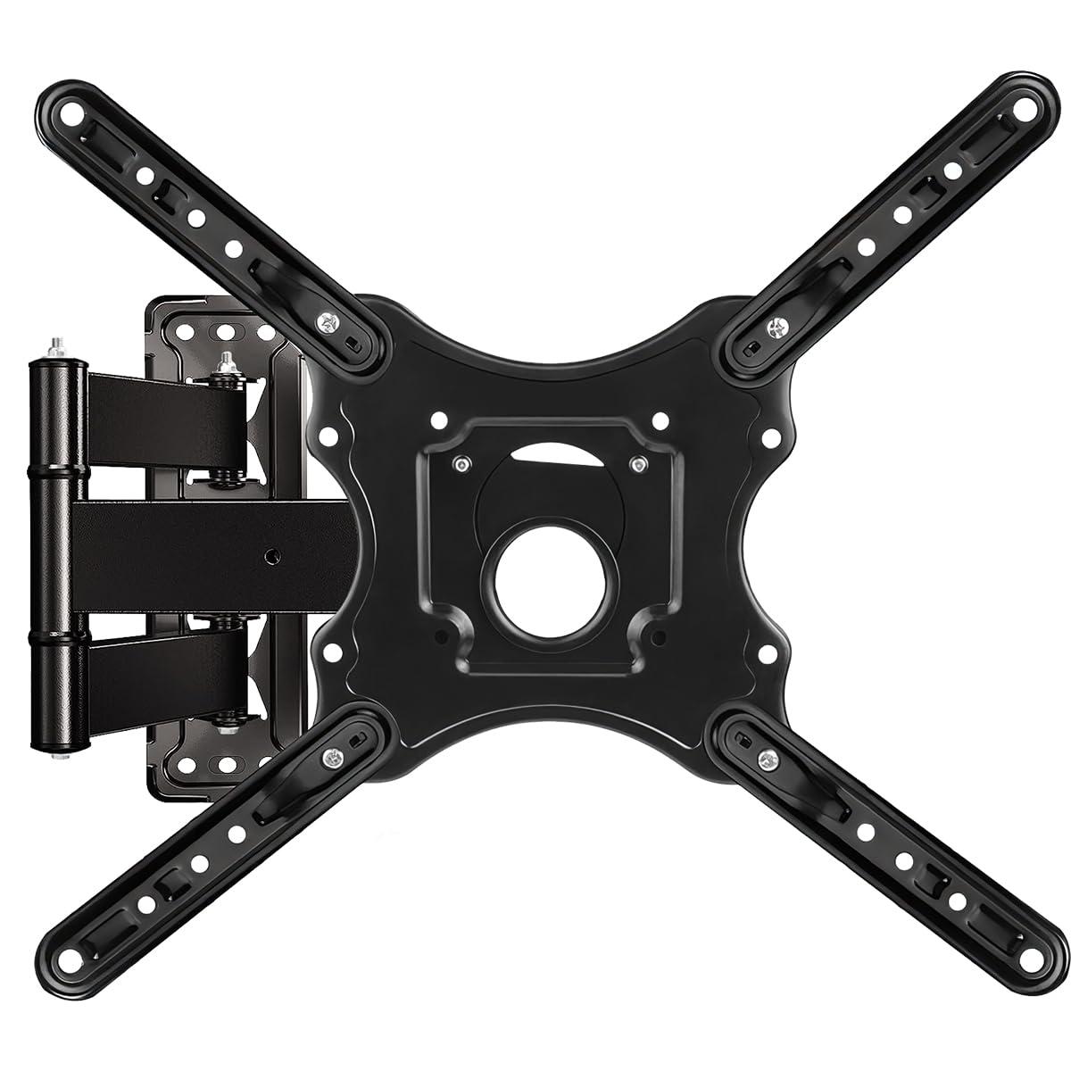 Tilt TV Wall Mount Bracket for 17-43 inch TVs, Max VESA 200 x 200mm and 66 lbs Load Capacity, Compatible with Single/8" Wood Studs, Space-Saving Low Profile Design (UKMAXX-P6)