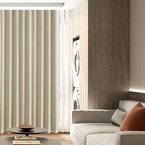 CUCRAF 2 Panels Thermal Insulated Super Soft Drapes Window Treatment Blackout Curtains for Bedroom/Living Room/Nursery - W46 x L54 inch Beige Eyelet Curtains 1