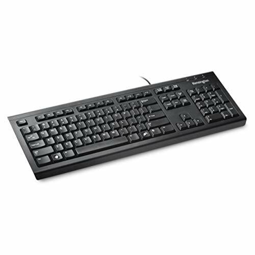 Kensington ValuKeyboard - wired keyboard for PC, Laptop, Desktop PC, Computer, notebook. USB Keyboard compatible with Dell, Acer, HP, Samsung and more, with QWERTY layout - Black (1500109) 0