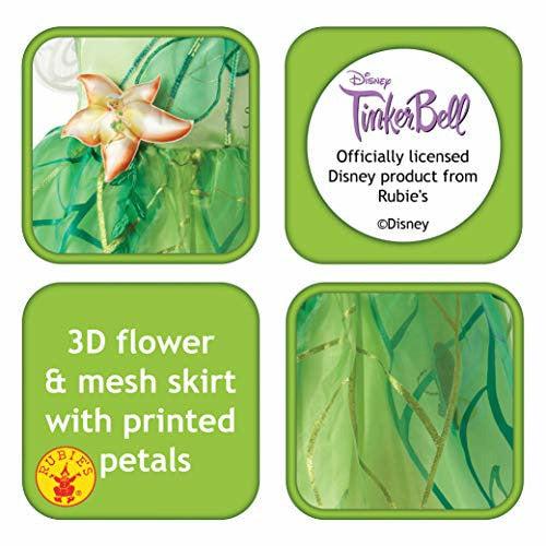 Rubie's Official Tinkerbell Fairy Girls Disney Fancy Dress Fairies Costume Child Kids 2
