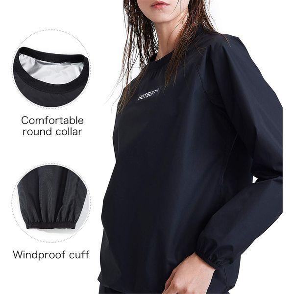 HOTSUIT Sauna Jacket for Women, Anti Rip Sweat Jacket for Slimming, Workout Jacket - Fabric Upgrade 4