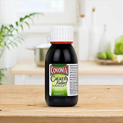 Covonia Catarrh Relief Formula - Used to Relieve the Symptoms of Nasal and Throat Catarrh 20 Doses - 100ml 3