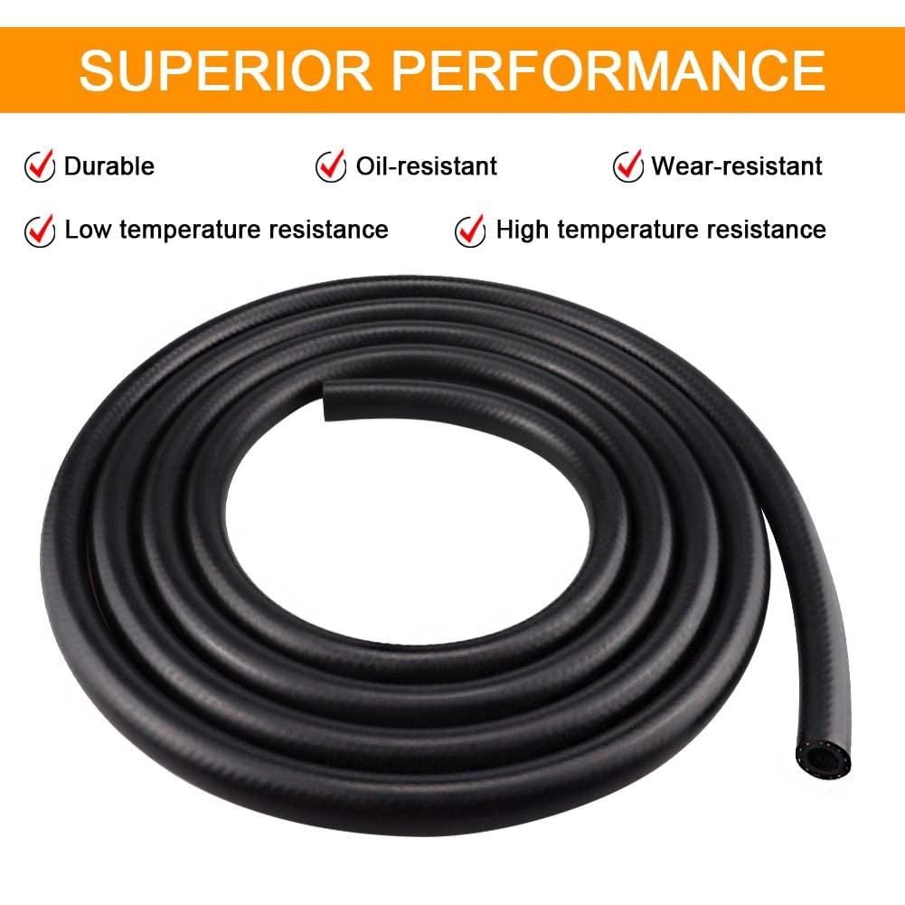 Fuel Line Hose 6m Fuel Pipe 10mm ID Fuel Hose Fuel Line for Car Tractor Motorcycle Small Engines 1