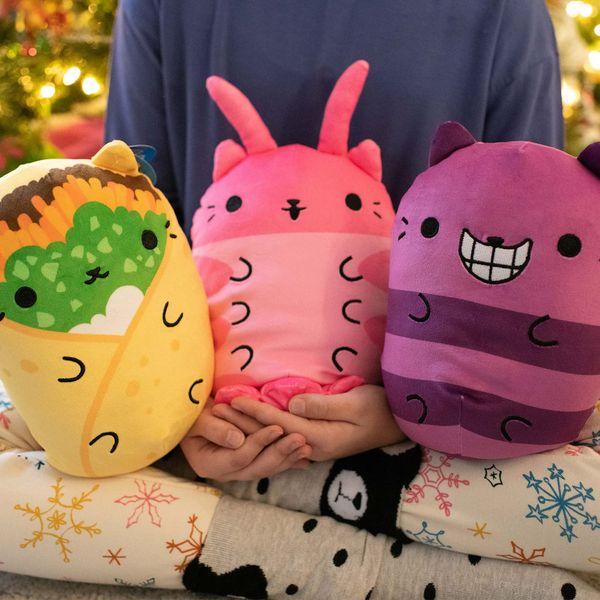 Cats vs Pickles - Jumbo - Gumbo - Super Soft and Squishy Stuffed Bean-Filled Plushies for Kids, Boys, & Girls! Collect These as Desk Pets or Room Décor! 4