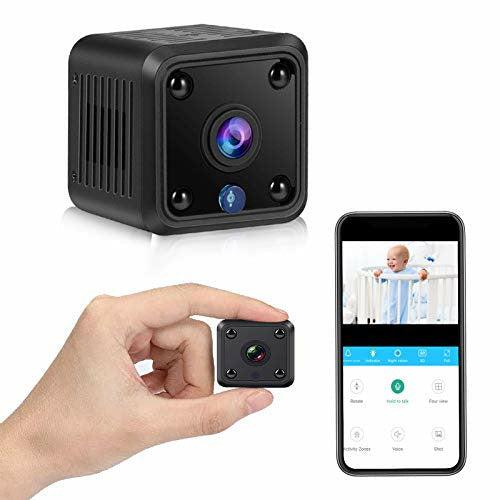 Mini Security Camera Wireless Home Secret Nanny Cam, Motion Detection Alert Audio and Video Live Stream Small CCTV Cam intelligent Baby Monitor for Home, Indoor and Outdoor 0