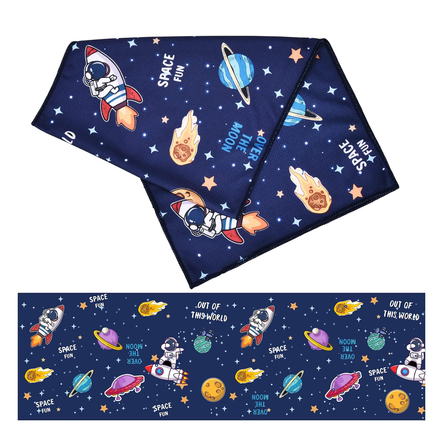 Sukeen Cooling Towel for Kids(31 "x9), Ice Towel, Soft and Breathable Cold Towel, Microfiber Towel for Boys and Girls Sports, Running, Playing, Exercise,School and More Activities.