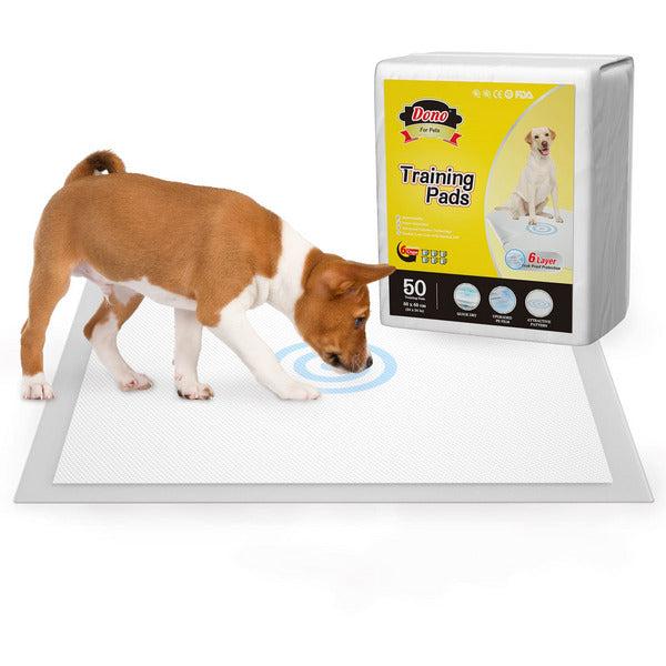 Dono Puppy Dog Training Pads Super Absorbent Dog Pee Mats Pet House Training Pads 10pcs Pack (Large)