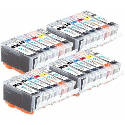 Go Inks C-525 & C-526 Compatible 6 Set of Ink Cartridges to Replace Canon PGI-525 & CLI-526 For Use With Canon PIXMA Printers (Pack of 24) 0