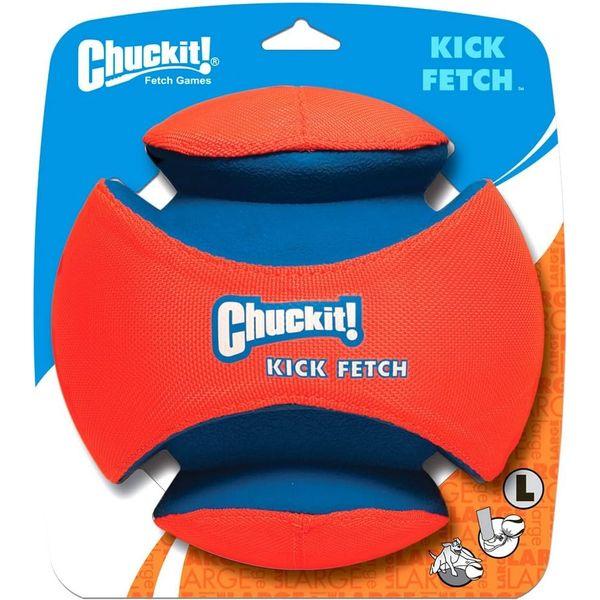 Chuckit! Kick Fetch Increased Visibility Dog Toy Throw or Kick Toy for Dogs, Large, 20 cm 0