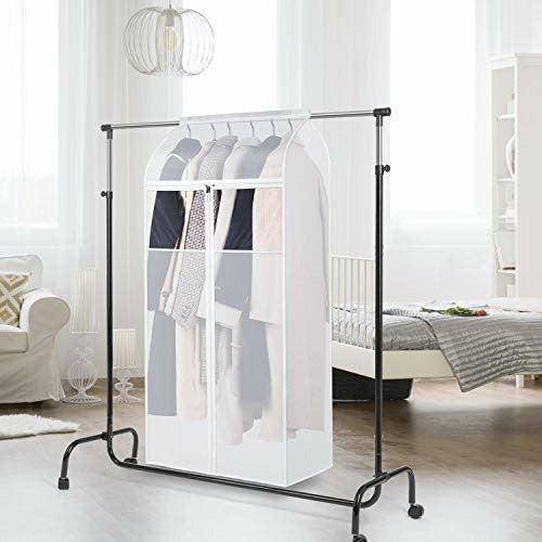 Univivi Large Garment Bag Length 60inch, Peva 152cm?Clothes Protector With a Full-Length Smooth and Strong Zipper?Garment Bags for Organizer Closet Hanging Wardrobe Protect - Dust 2
