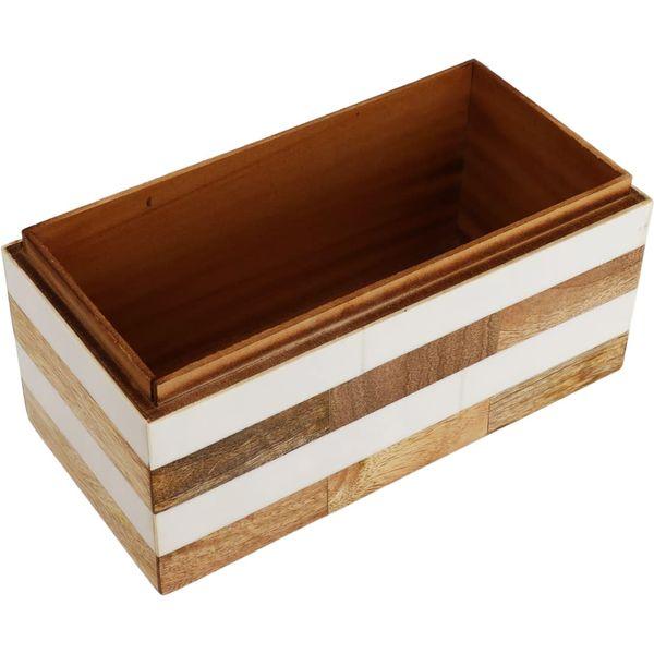 Handicrafts Home Handmade Decorative Boxes Marquet Collection Storage Organizer with Lids Aesthetic Decor Memory Box, 10X5X5, Marquet Array 3