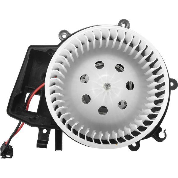 X AUTOHAUX AC HVAC Heater Blower Motor Assembly with Wheel Fan Cage 2038202514 3