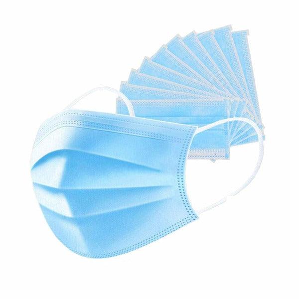 NIGHTCARE 3 Ply Disposable Face Mask Universal Breathable & Comfortable Non Surgical Safety Mask with Earloop & Nose Pin (50 Pcs) (398) 0