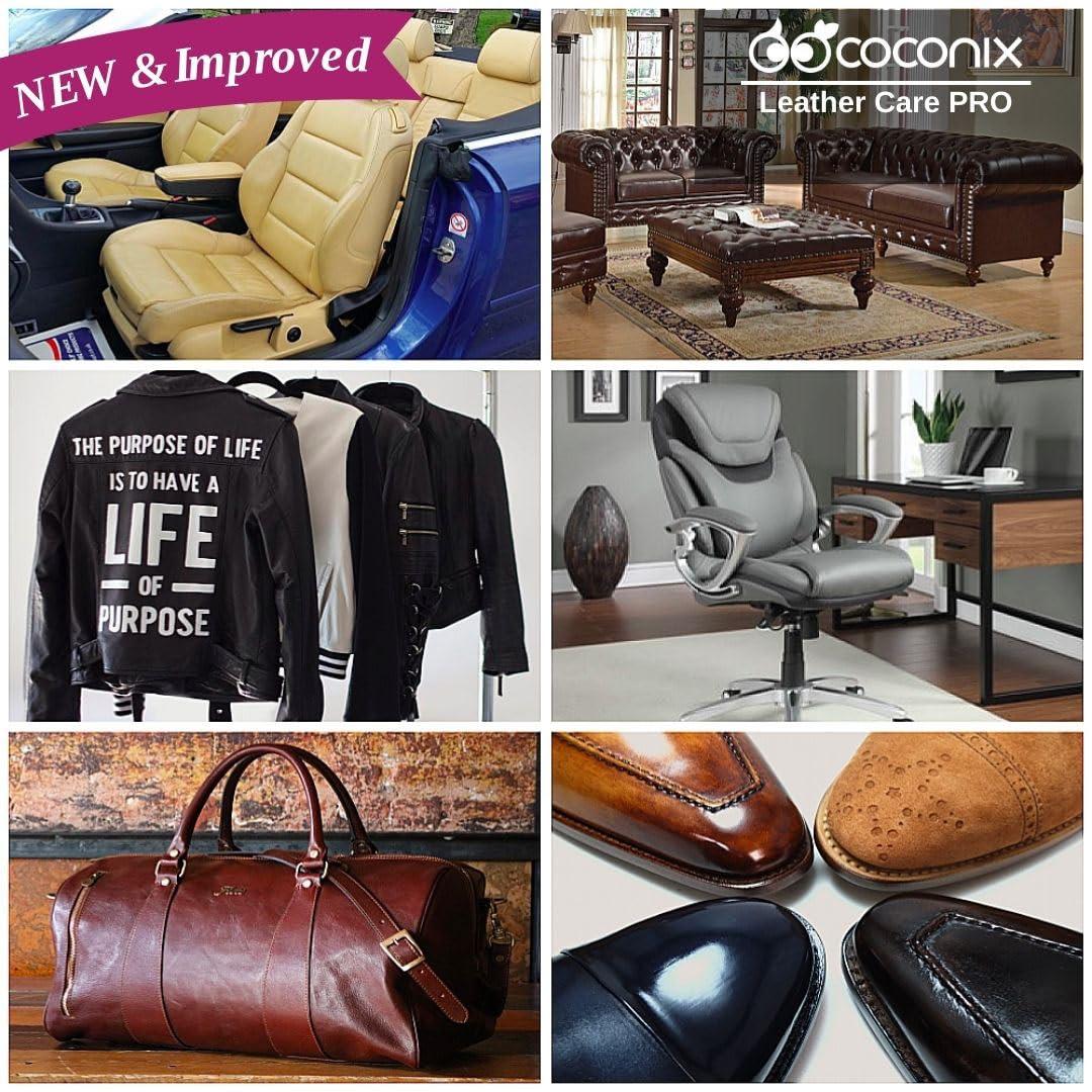 Coconix Vinyl And Leather Repair Kit - Restorer Of Your Furniture, Jacket, Sofa, Boat Or Car Seat, Super Easy Instructions To Match Any Color, Restore Any Material 4