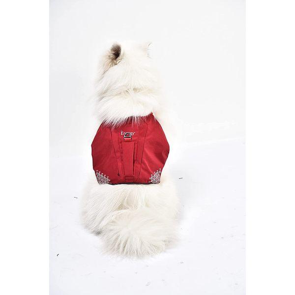 iEnergy MIC Dog Harness with Two Side Pockets - Breathable & Reflective Small Red 3