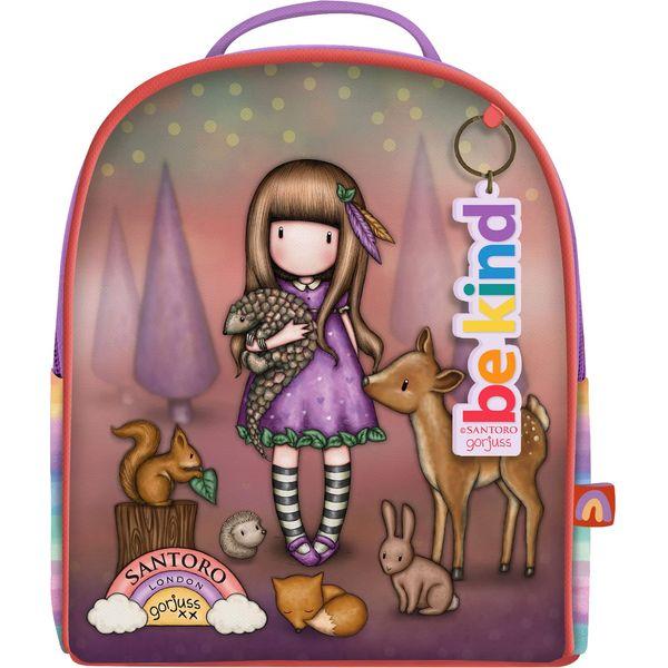 SANTORO Gorjuss - Mini Rucksack - Be Kind To All Creatures - Back to School Supplies, Backpack for Girls, Kids | Cute Gifts for Girls