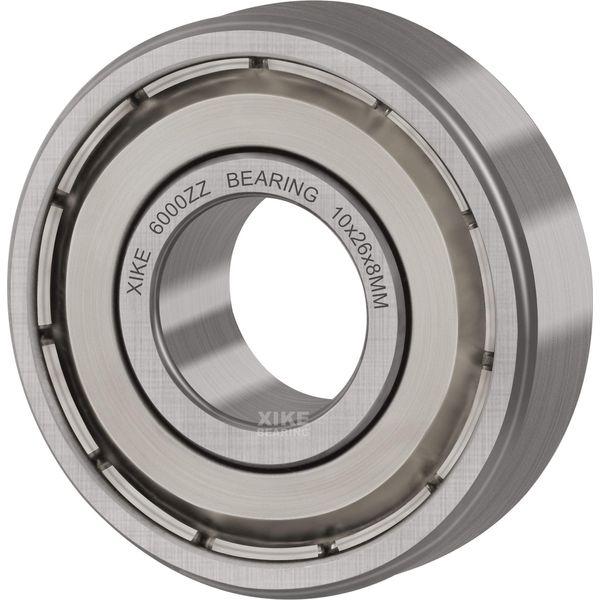 XIKE 6009ZZ Ball Bearings 45x75x16mm, Bearing Steel and Double Metal Seals, Pre-lubricated, 6009-2Z Deep Groove Ball Bearing with Shields, 2 in a pack. 4