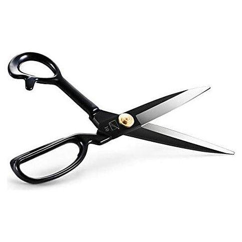 Fabric Scissors 10 Inch(25.4CM), Dressmaking Sewing Scissors Razor Sharp High Carbon Steel Tailor's Shears for Cutting Fabrics, Leather, Material, Clothes, Altering, Sewing & Tailoring(Black) 2